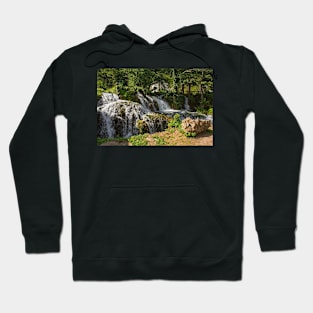 Small Waterfall in Martin Brod Village, Bosnia Hoodie